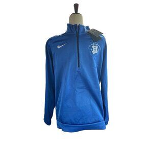 Nike Men's Therma Dri-Fit 1/4 Zip Pullover Training H School Sports Blue New
